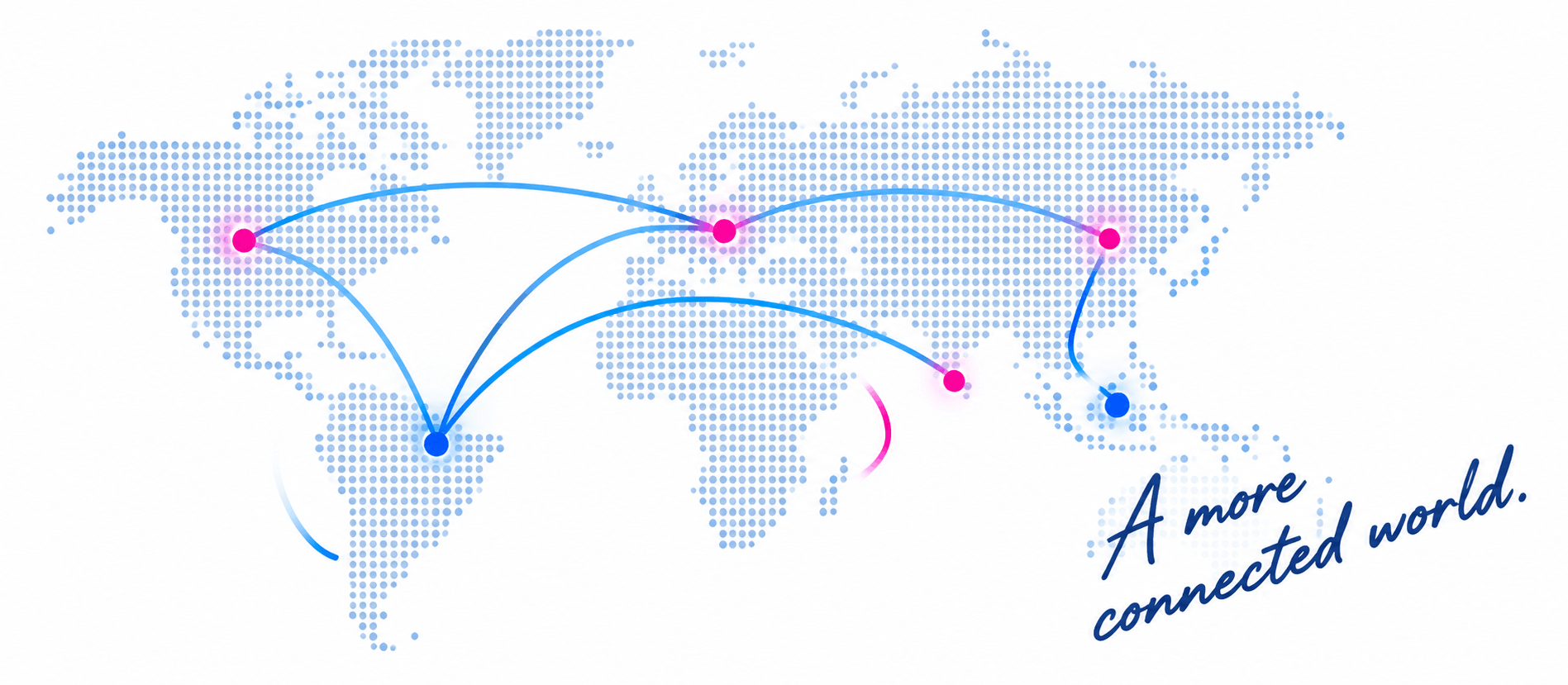 Global reach map